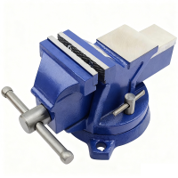 威达 重型带砧台虎钳多功能台虎夹钳精密平口钳桌虎台钳 欧式活动带砧台虎钳12寸