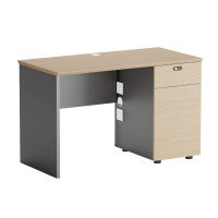 国景 X-YAG-D14D单人位办公桌办公室员工桌简约职员桌电脑桌 1400*600*750mm