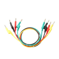 册宣 电力测试线 电流端子短接线 4mm香蕉插头试验导线 2.5平方 0.3m