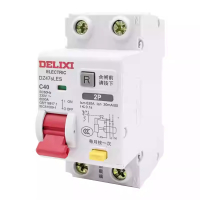 德力西 塑壳漏电断路器 DZ47S 3P+N 32A
