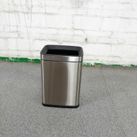 科力邦 商用不锈钢茶渣桶茶水桶泡茶水桶办公室垃圾桶 240*190*340mm