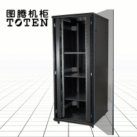 图腾 42U服务器机柜PF.8242 19英寸标准机柜 前单开后双开网孔门含左右侧门