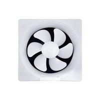 冰禹 弧面塑料百叶窗换气扇 浴室厕所排风扇 墙壁排气扇 白色换气扇 12寸 1.5米电源线