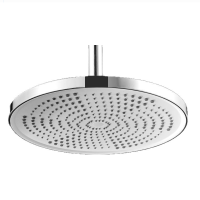 冰禹 增压淋浴花洒顶喷大淋雨喷头 9英寸 银色