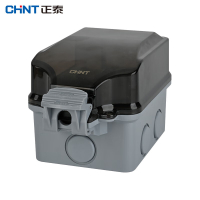 正泰 NEH1-10340明装86型防水插座盒 IP66级阻燃防水
