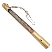创纪美 矿山矿井铜套不锈钢套温度表温度计 长12cm铜套0-60度