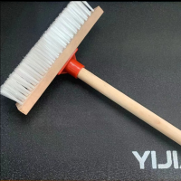 册宣 地板刷宾馆硬毛刷子清洁长柄 浴室长木柄地板刷 27cm