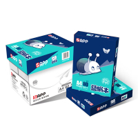 APP 蓝蜗牛 A4/80g双面打印纸复印纸 整箱顺滑不易卡纸 500张/包 5包/箱(2500张)