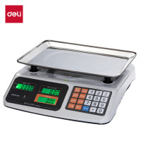 得力(deli)称重电子秤商用台秤计价秤计数电子称菜场超市高精度卖菜专用秤1台TE900