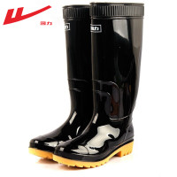 回力 雨鞋男士防雨靴防滑高筒成人秋季下雨防水鞋厨房工地套筒水靴胶鞋 HL807高筒 42码