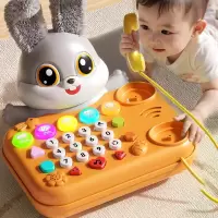 儿童玩具手机仿真电话机座机婴儿音乐手机宝宝多功能早教玩具1663