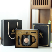 宥智芯智能保温杯长效保暖触控显示设计时尚便携600ml