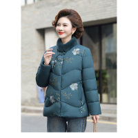 雪中飞獭兔毛领短款羽绒服高端洋气妈妈装保暖抗寒时尚简约 X40147864F