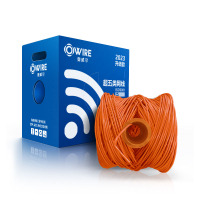 奥威尔 SSKJ-C5E-60BL 0.50mm加粗线径 橙 超五类非屏蔽网线 305.00 米/箱
