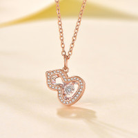 金 六 福 吉 祥 钛钢灵动葫芦套链 TLTG21163