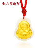 金 六 福 吉 祥 足金纳福弥勒佛TLHT22170