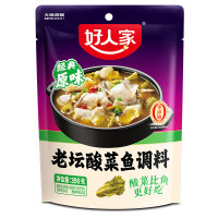 好人家老坛酸菜鱼调料清爽鲜汤390g*3包