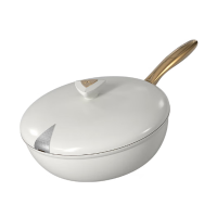 帝伯朗零氟系列 浮光氧吧锅32cm云落白DBL-FGYBG02