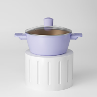 帝伯朗零氟盈月汤锅22cmDBL-YYT01 白色内涂层