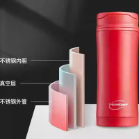 THERMOS膳魔师凯菲保温杯 370ML CSYA-370 RED(大红)(单位:个) 红色