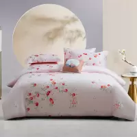 梦洁家纺 梦洁纯棉印花四件套:平安如意1010189098