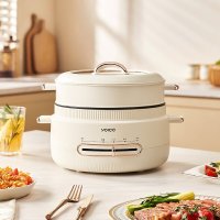 优益Y-DHG16 电火锅/蒸锅+蒸笼