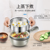 优益Y-DJK1电煎煮锅(麦饭石不粘锅)+304不锈钢蒸笼
