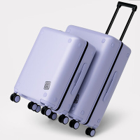 JOLLYING多一 德国进口磁吸扣一拖二旅学箱莫奈紫zy-1638 20寸+24寸