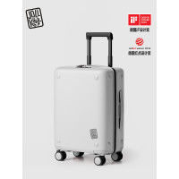 多一JOLLYING德国进口磁吸扣一拖二旅学箱格雷灰zy-1638 20寸+24寸