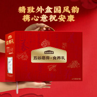 五谷磨房 桃花颜礼盒1092g 黑粉546g+阿胶粉546g