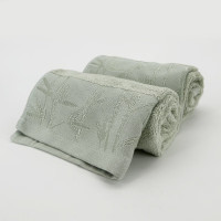 德泽 DZ-ZM-1012 竹纤维毛巾二件套