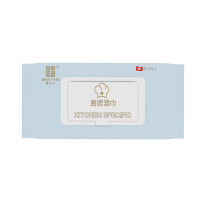 碧丝汀BESITING厨房湿巾(超大包)80抽 20CM*25C