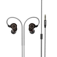 纽曼XL17监听耳机耳返3.5mm接口3米加长版不带麦(红色)