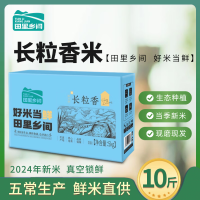 田里乡间 TLXJ009 长粒香米10斤(1kg*5)/箱