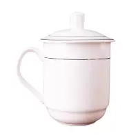 杜克恩 DKETCB-01 金边陶瓷杯(计价单位:个)白色