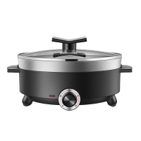 苏泊尔 H28YK12 火锅 4L 多功能电火锅大火力料理锅 大容量电炒锅家用电热煮锅