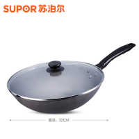 苏泊尔 FC32Q1 炒锅 32cm 炒锅铸铁锅电磁炉传统老式铁锅炒菜锅