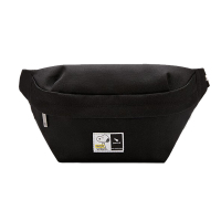 爱华仕(OIWAS)OCY5653 斜挎包 男女史努比联名款 休闲潮流胸包 韩版百搭学生时尚腰包 黑色