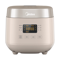 美的(Midea) AFB2023R 2升电饭煲 1-2人小容量多功能24小时智能预约 匠银聚能釜迷你电饭锅