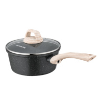 九阳 16CM奶锅 CF16T-BL167(白) 麦饭石色奶锅宝宝辅食锅家用不粘锅煮泡面锅煮牛奶厨房锅具