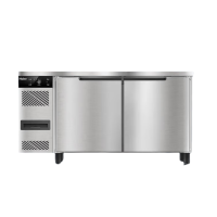 海尔(Haier) SP-426C2W 377升 商用冰柜 两门风冷 不锈钢 全冷藏操作台