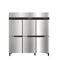 海尔(Haier) SL-1486C4D2W 1353升大容量 六门 风冷不锈钢冷藏冷冻冰箱