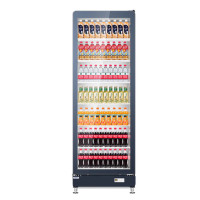 海尔 SC-610 610升立式冷藏展示柜 风冷无霜 一级能效 商用立式冰柜陈列柜超市便利店饮料啤酒冷藏柜玻璃门冰箱