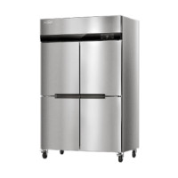 海尔 SL-986D4W 900升四门风冷不锈钢全冷冻冰箱 风冷无霜全冷冻深冷速冻冰柜 饭店后厨食堂不锈钢橱柜