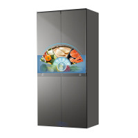 惠葵思 BC-40CP 406L 定频 双开门 一级能效 冰箱 (计价单位:台) 灰色