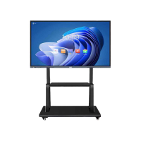 得力(deli) MK65-HY0H2 65英寸会议平板一体机4K高清触控屏多媒体教学一体机教室电子白板双系统i7+投屏