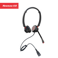 纽曼(Newmine) NM-HW510D 双耳 标配3种QD接头 电话机配件 (计价单位:副) 黑色