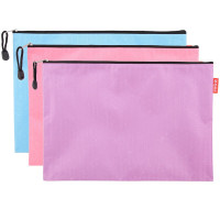 晨光(M&G) ADM94854 球纹拉链袋 A4 (计价单位:个) 蓝色、粉色、紫色