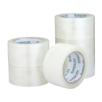 齐心 JP5510-6 封箱胶带 55mm*100y*45um 6卷/筒 6.00 个/筒 (计价单位:筒) 透明