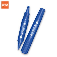 及至 JZ0803z 蓝色记号笔 2.0mm/6.0mm 记号笔 1.00 支/盒 (计价单位:盒) 蓝色